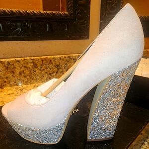 Boutique 9 Blush Pink Suede Party Heel